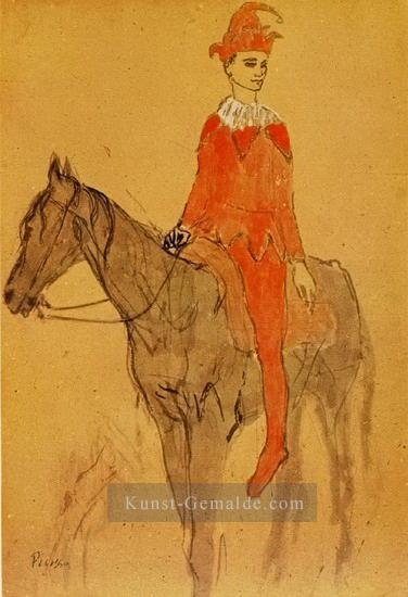 Arlequin a cheval 1905 kubist Pablo Picasso Ölgemälde